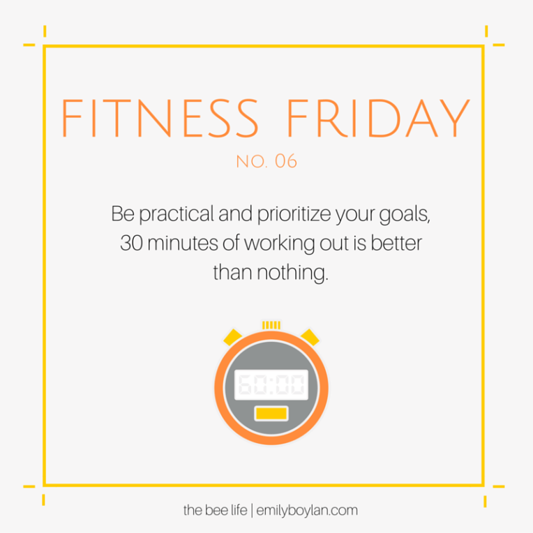 Fitness Friday 06 - the bee life - emilyboylan.com