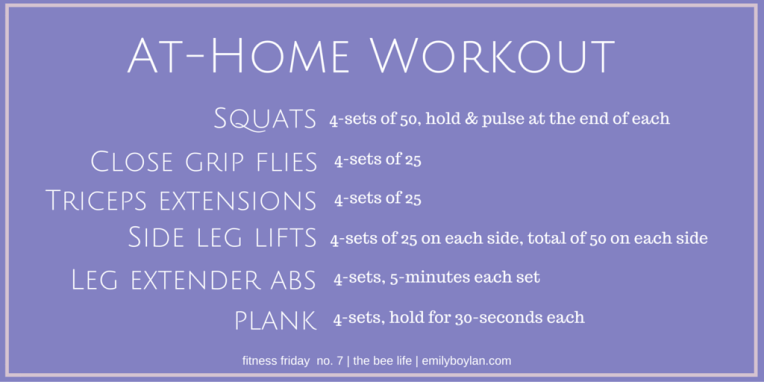 Fitness Friday 07 - the bee life