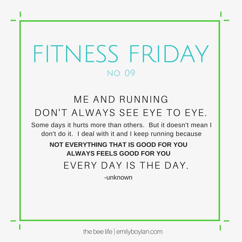 Fitness Friday 09 - Running - the bee life