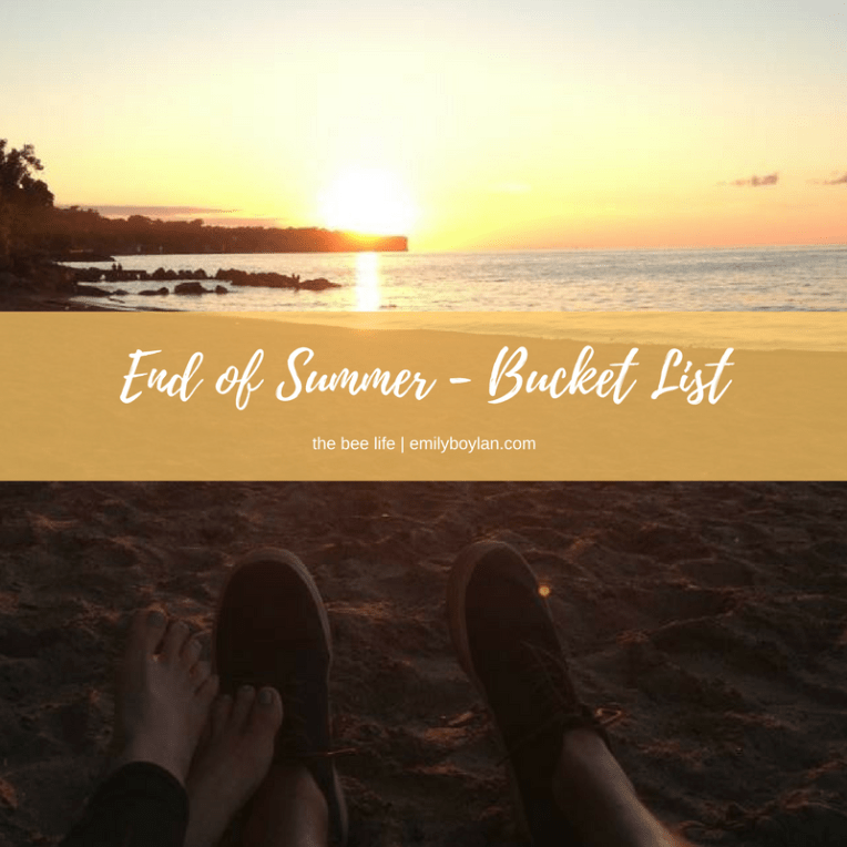 Summer Bucket List - the bee life