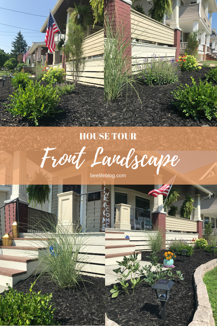 House Tour - Front Landscape - bee life blog