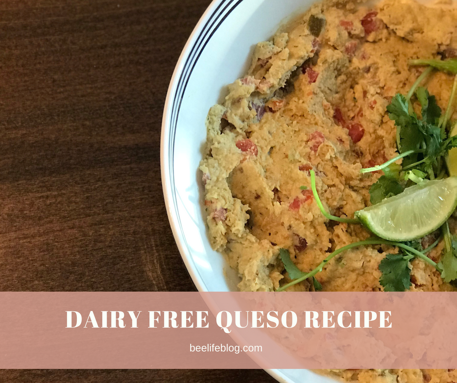Dairy Free Queso - The Recipe - bee life blog