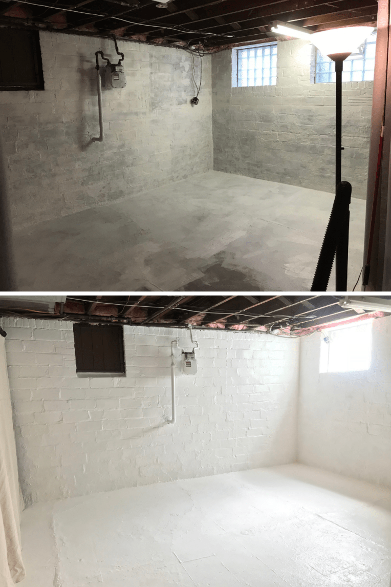 Basement Makeover - Checkin - the bee life (4)