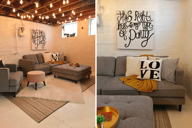 Basement Makeover - the bee life(1)